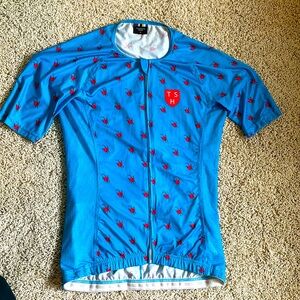 Worn once! 10 speed hero women’s bike jersey size medium